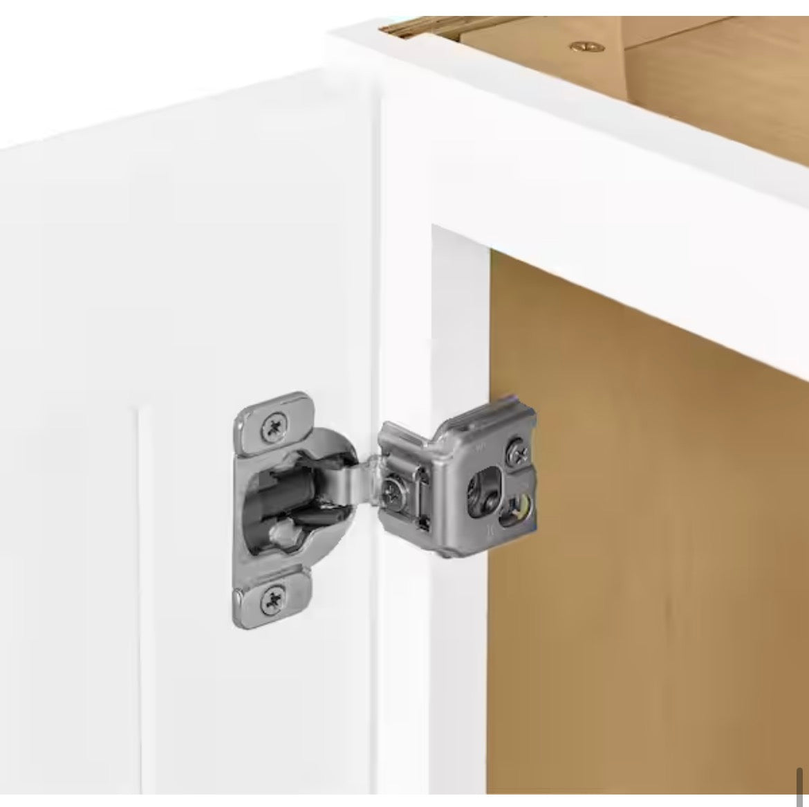 Avondale 9 in. W x 12 in. D x 36 in. H Ready to Assemble Plywood Shaker Wall Kitchen Cabinet in Alpine White