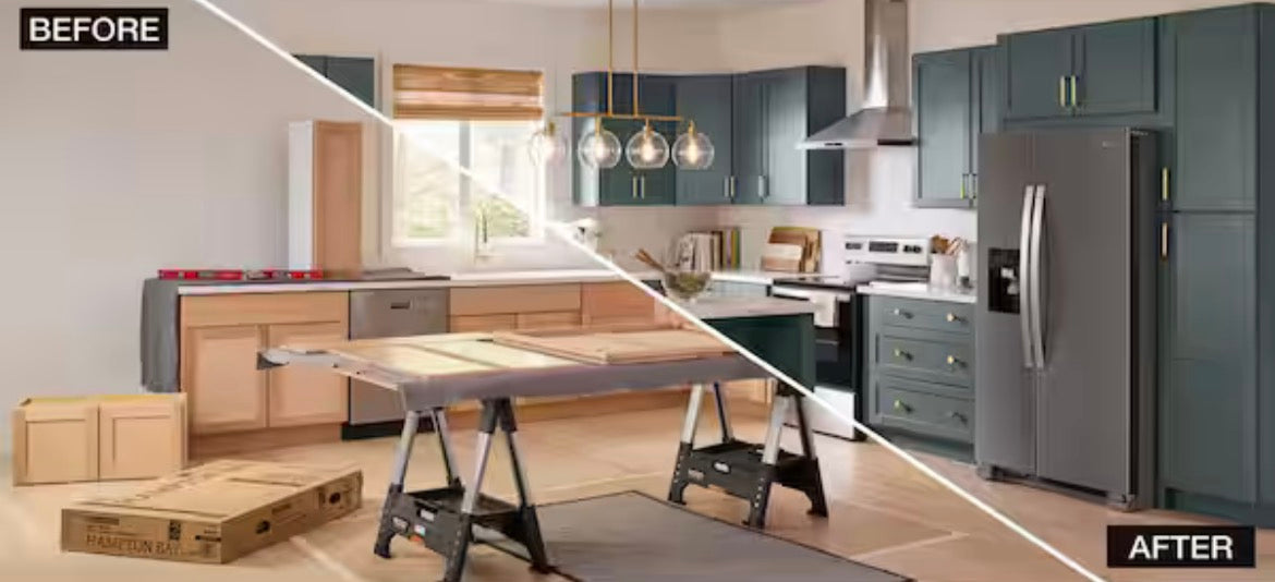 30 in. W x 12 in. D x 18 in. H Ready to Assemble Wall Bridge Kitchen Cabinet in Unfinished with CLICKREADY Technology