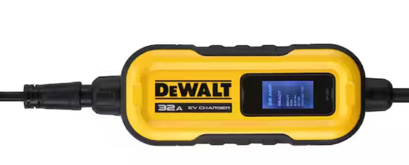 Level-2 Portable Electric Vehicle EV Charger up to 32-Amp, 240-Volt AC 7.6 KW, 20 ft. Cable, Weatherproof