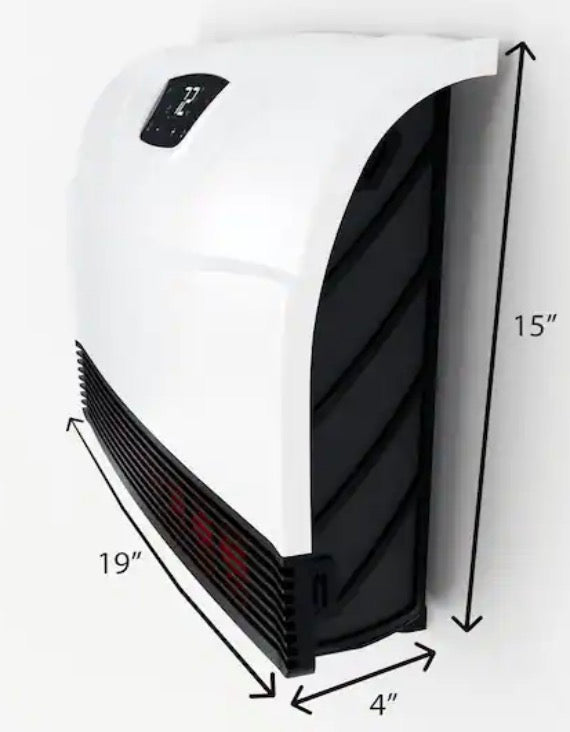 1500W Phoenix WiFi Infrared Wall Unit Wi-Fi Smart Heater in White