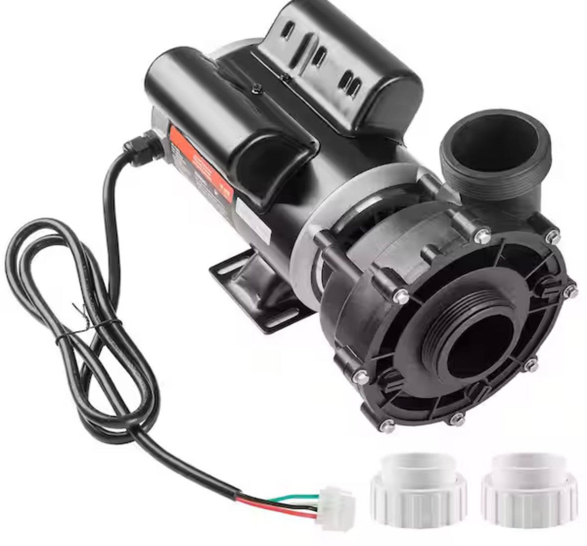 2 Speed SPA Pump, 48-Frame, Hot tub SPA Pump, 1. 5HP/150GPM/42. 65ft High Speed or 0. 46HP/70GPM/9. 18ft Low Speed