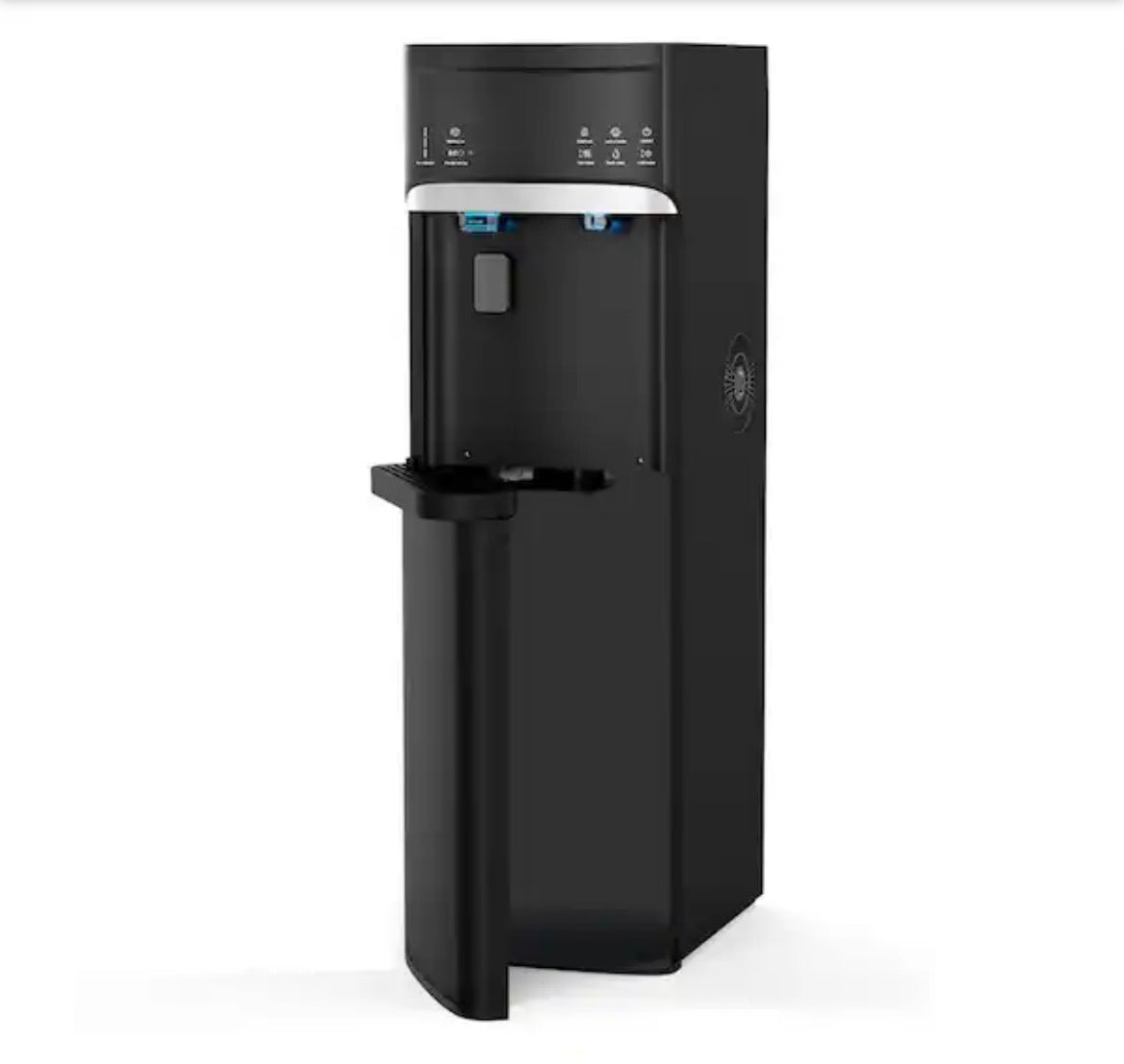 3 or 5 gal. Bottom Load Water Dispenser in Black with 3 in 1 Hot and Cold Water Functions