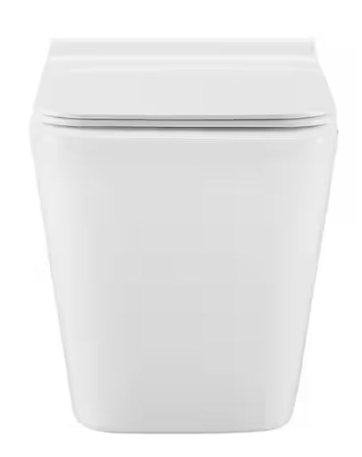 Concorde Back to Wall Elongated Toilet Bowl Only in Glossy White