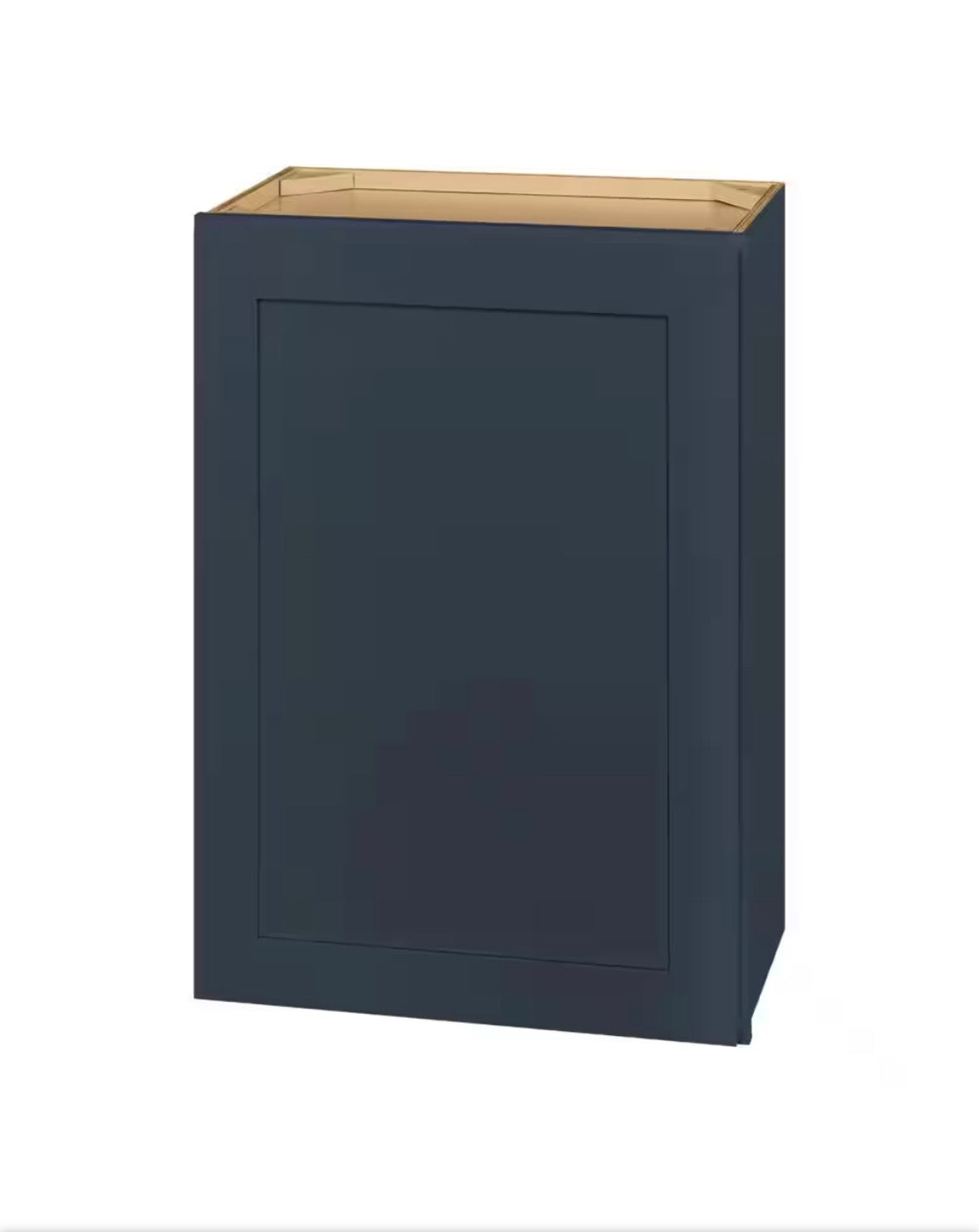 Avondale 21 in. W x 12 in. D x 30 in. H Ready to Assemble Plywood Shaker Wall Kitchen Cabinet in Ink Blue