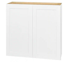 Load image into Gallery viewer, Avondale Shaker Alpine White Quick Assemble Plywood 36 in Wall Kitchen Cabinet (36 in W x 36 in H x 12 in D)
