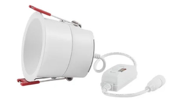 Trimless Integrated LED 3 in Round Canless Recessed Light for Kitchen Bathroom Livingroom, White Soft White