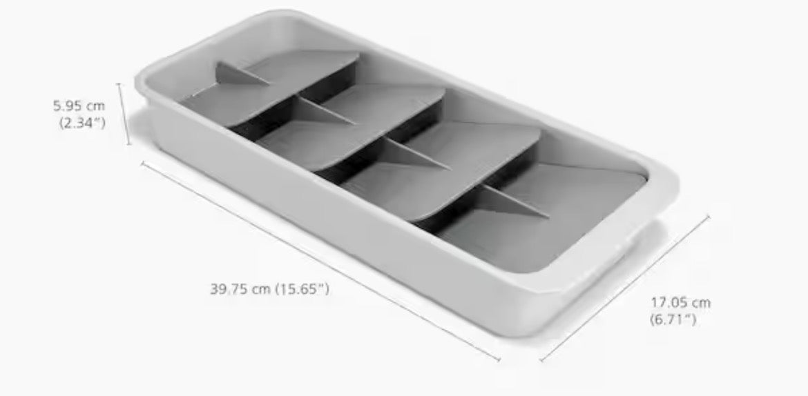 Drawer Store Large Tiered Cutlery Organizer