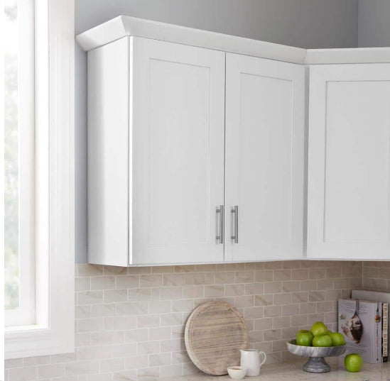 Avondale Shaker Alpine White Ready to Assemble Plywood 30 in Wall Kitchen Cabinet (30 in W x 30 in H x 12 in D)