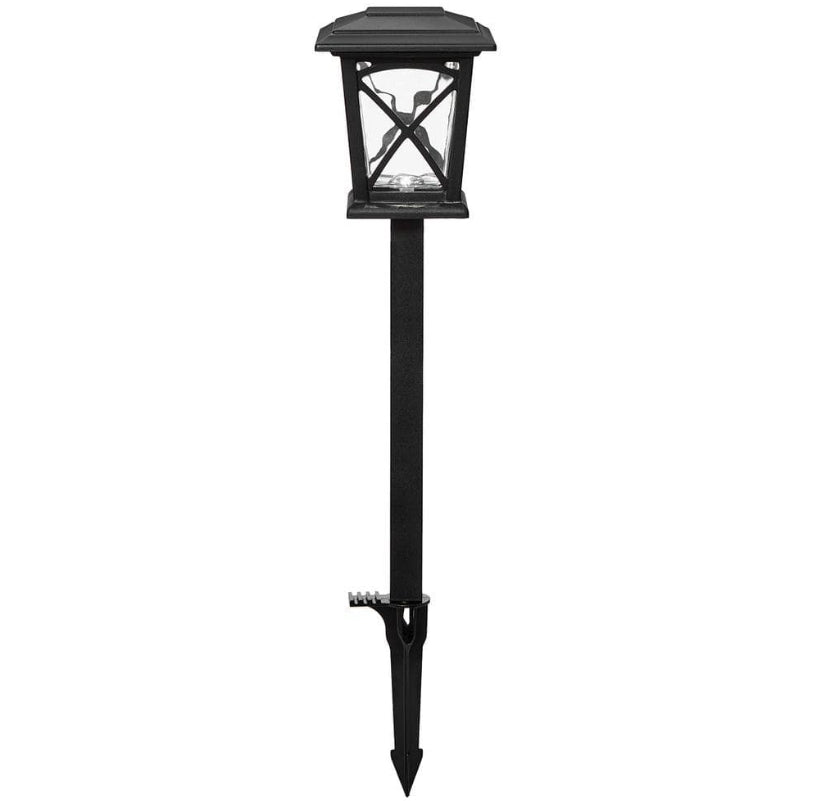 Black Springs 35 Lumen Low Voltage Black Integrated LED Weather Resistant Path Light