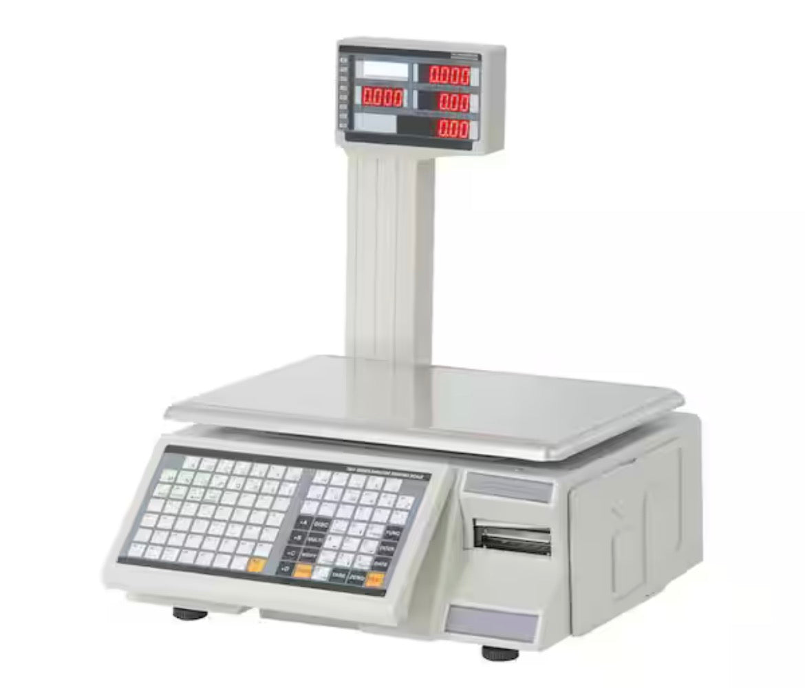 Electronic Price Computing Scale, 30 KG Digital Deli Weighing Scale, LCD and Fruit Scale, LED Commercial Food Scale