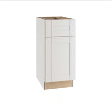 Load image into Gallery viewer, Richmond Verona White Plywood Shaker Ready to Assemble Base Kitchen Cabinet with Soft Close 21 in.x 34.5 in. x 24 in
