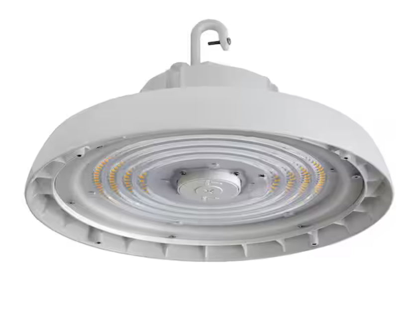 13 in. Round 400-Watt Equivalent Integrated LED White High Bay Light