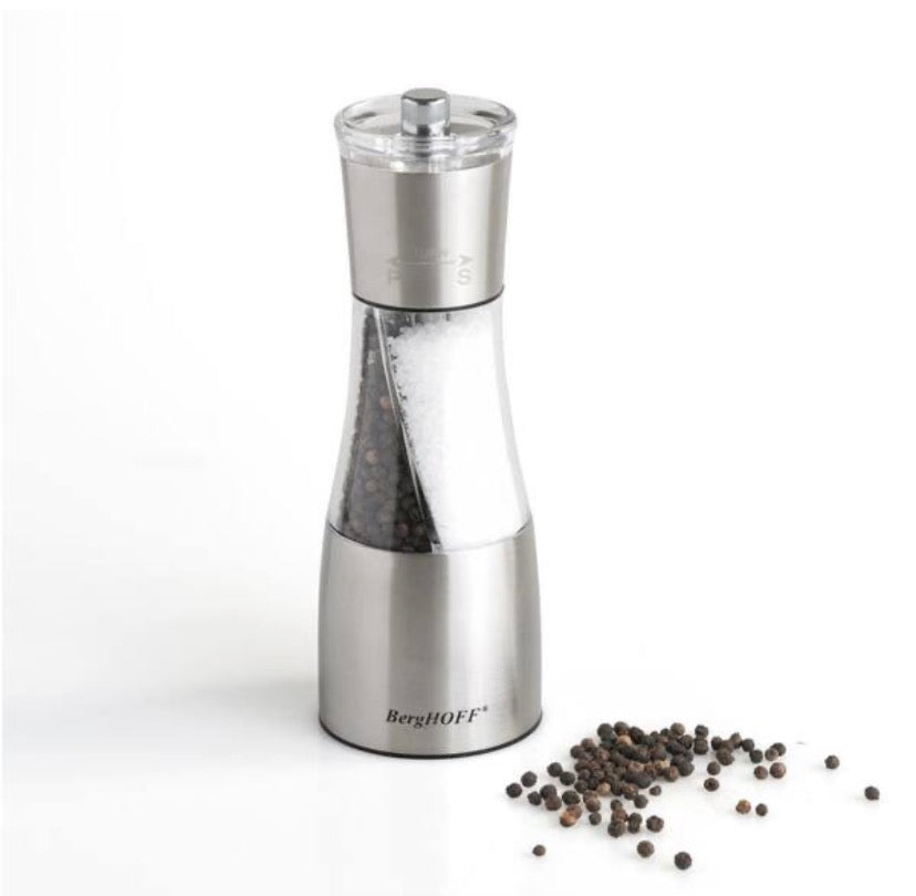 Duo Stainless Steel Salt and Pepper Mill