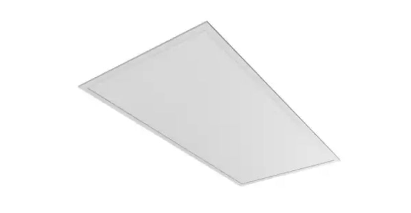 2 ft. x 4 ft. White Integrated LED Flat Panel Troffer Light Fixture at 5000 Lumens, 4000K Bright White