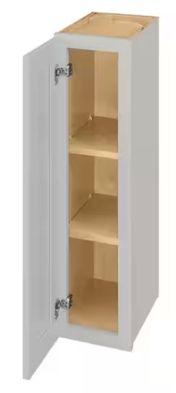 Avondale 9 in. W x 12 in. D x 36 in. H Ready to Assemble Plywood Shaker Wall Kitchen Cabinet in Dove Gray
