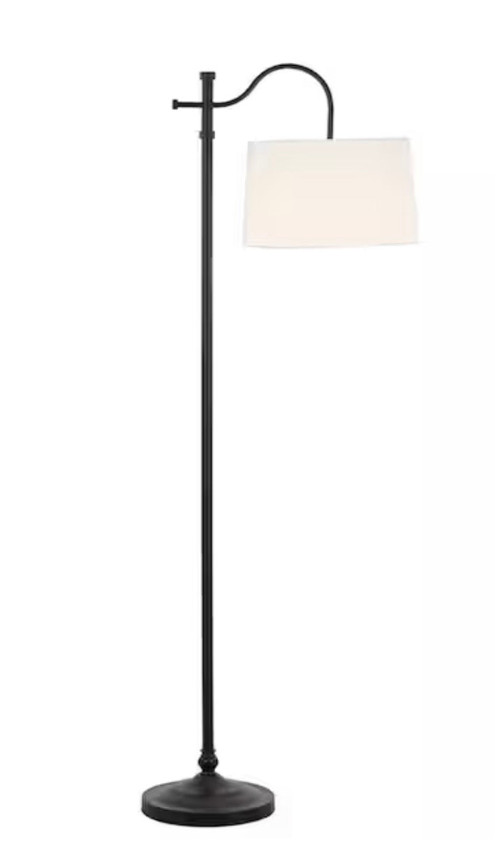 Carver 58 in. Black Downbridge Floor Lamp