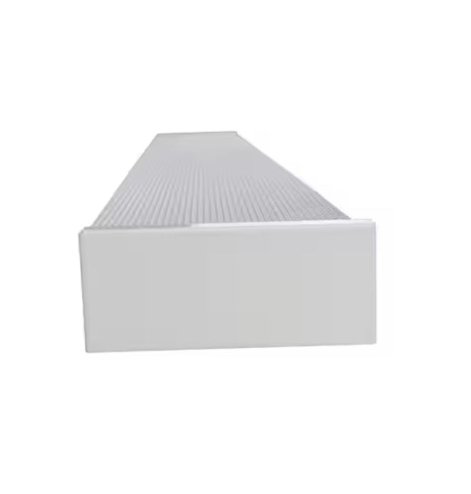 4 ft. 120-Volt 3800 Lumens White Integrated LED Wraparound Light with Prismatic Lens