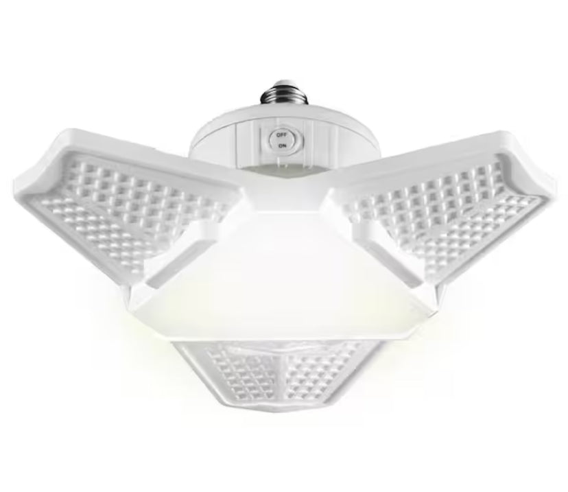 20-Watt 72 LED Lamp Lights 6500K Garage Ultra-Bright