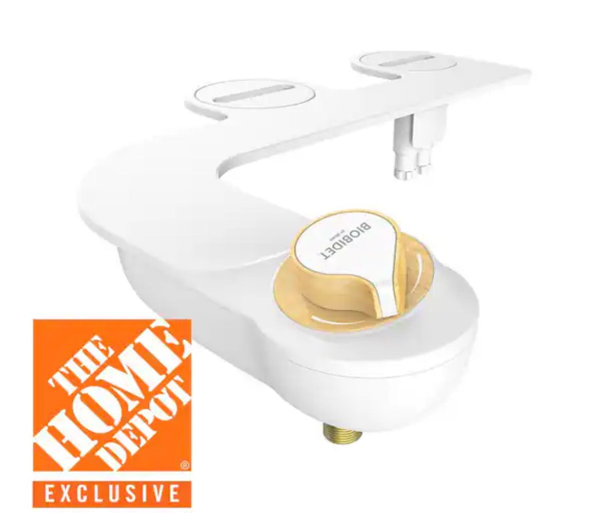 HD-4000 Essential Non-Electric Bidet Attachment System in White