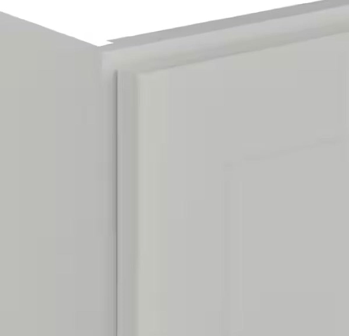 Avondale Shaker Dove Gray Ready to Assemble Plywood 18 in Wall Cabinet (18 in W x 36 in H x 12 in D)