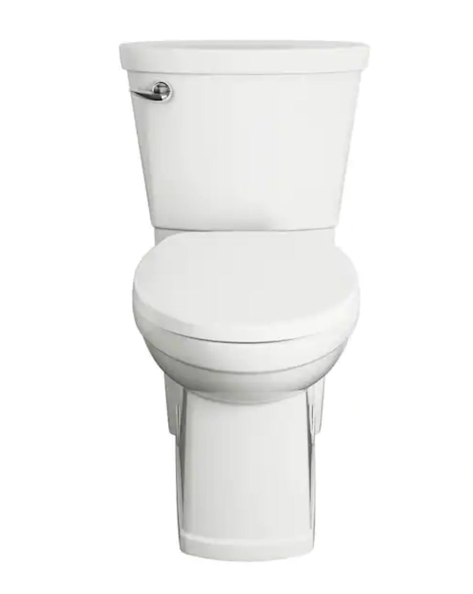Cadet 3 Decor Tall Height 2-Piece 1.28 GPF Single Flush Elongated Toilet with Seat in White, Seat Included