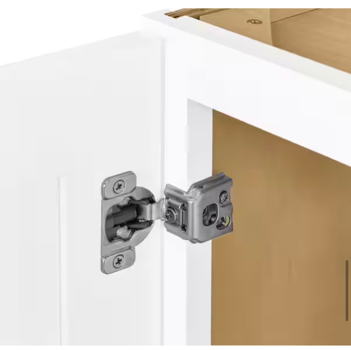Avondale 24 in. W x 12 in. D x 36 in. H Ready to Assemble Plywood Shaker Wall Kitchen Cabinet in Alpine White