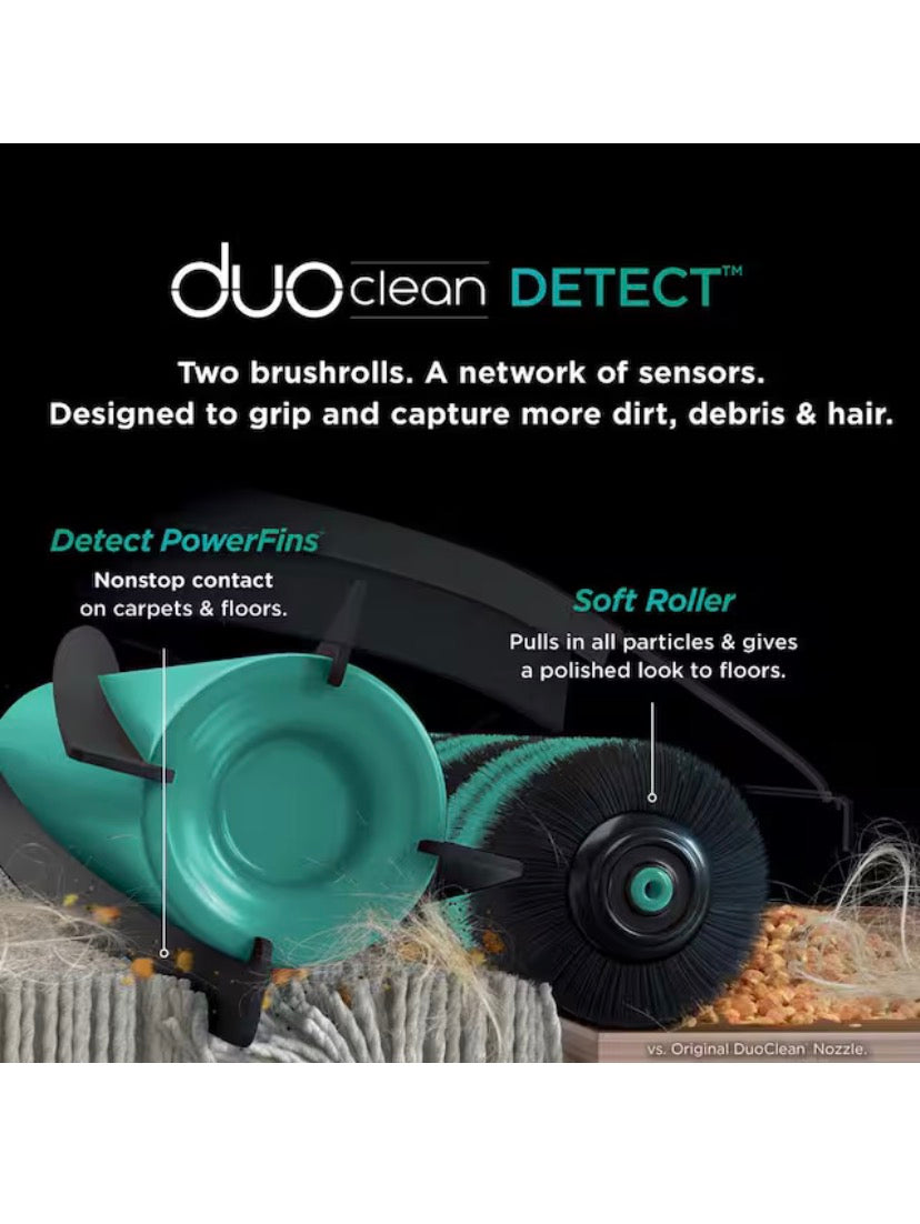 POWERDETECT Bagless Corded HEPA Upright Vacuum with DuoClean Detect Technology & XL Dust Cup Multisurface in Purple