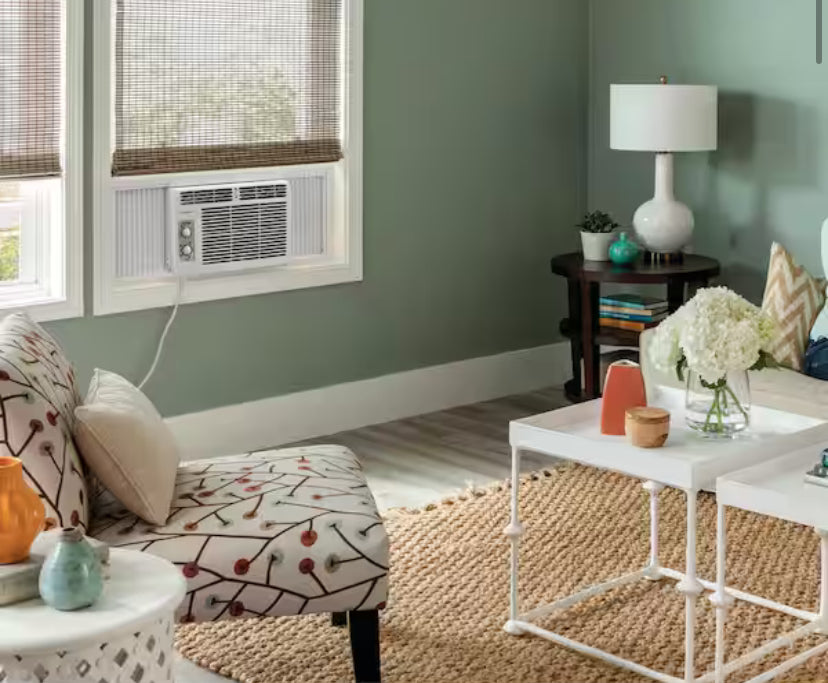 5,000 BTU 115V Window Air Conditioner Cools 150 Sq. Ft. with Mechanical Controls in White