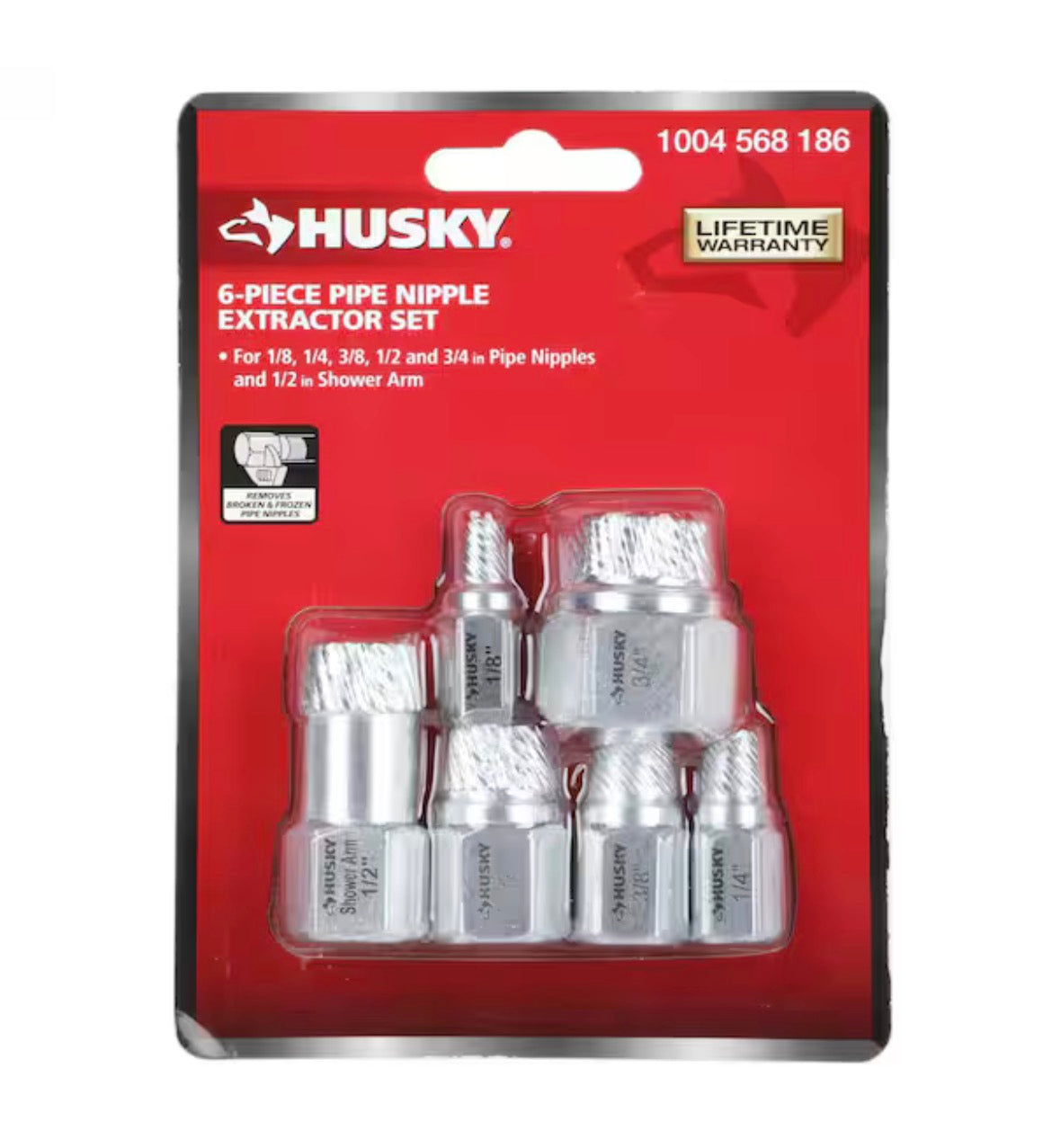 Pipe Nipple Extractor Set (6-Piece)
