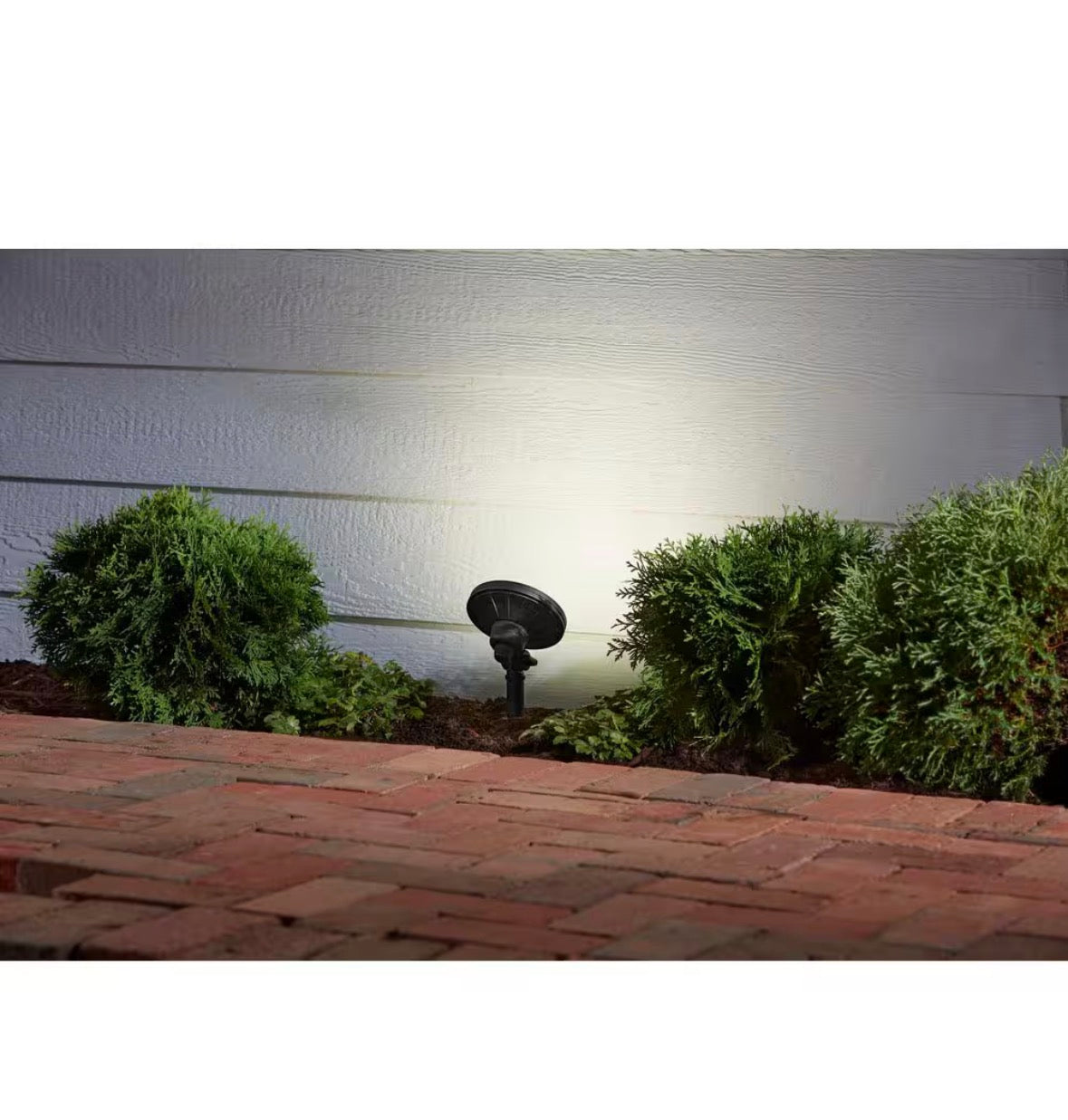 410 Lumen Black Adjustable Light Color Integrated LED Outdoor Landscape Flood Light