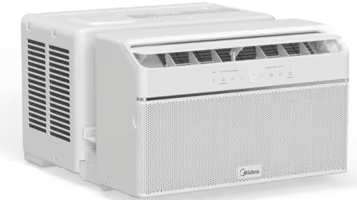 8,000 BTU 115-Volt U Plus Shaped Smart Inverter Window Air Conditioner Wi-Fi, for up to 350 sq. ft. Energy Star
