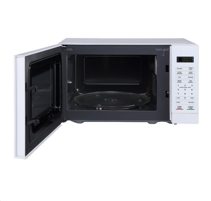 17.3 in W, 0.7 cu. ft. Countertop Microwave, in White with 700-Watt Cooking Power