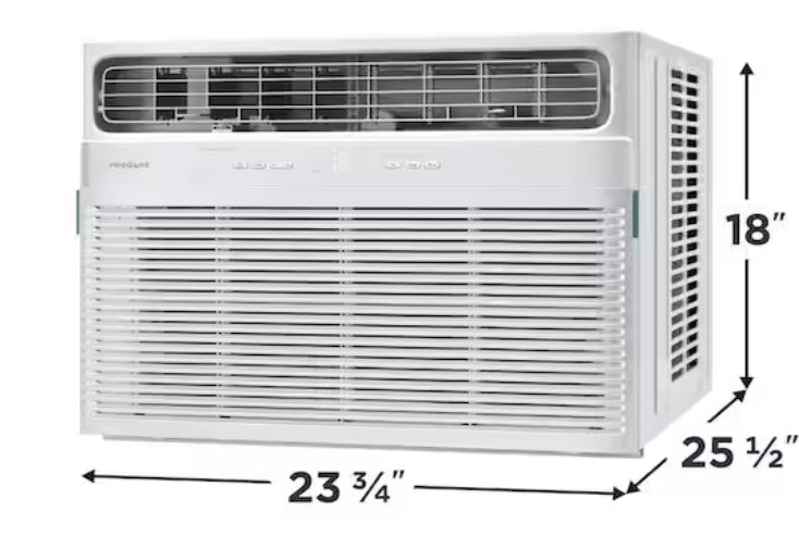 23,200 BTU 208 Volts Window Air Conditioner Cools 1,600 sq.ft. with Heater with Remote in White