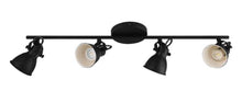Load image into Gallery viewer, Seras-2 2.5 ft. 4-Light Black Fixed Track Lighting Kit
