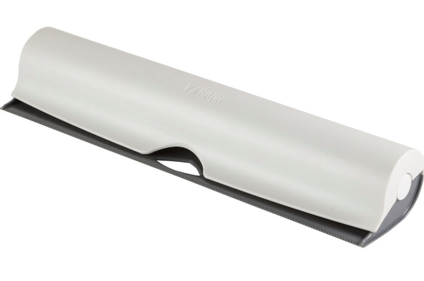 Hutzler Refillable Wrap Dispenser, Gray, 13" x 3.25" x 1.75"