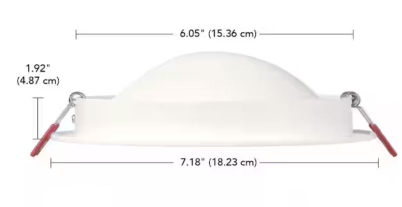 Elite Series 4 in. LED DuoBright, 3-Level Lumen Select, Ultra Spot Canless Recessed Light, Adjustable CCT