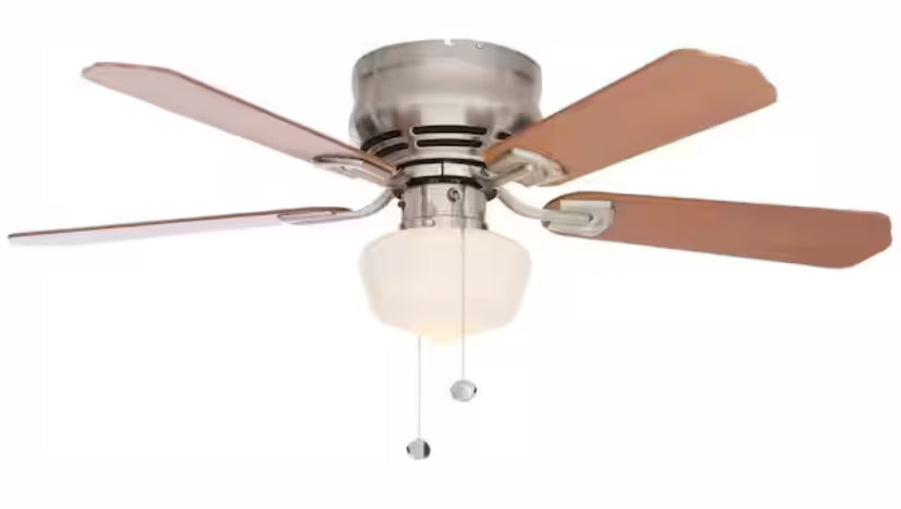 Middleton 42 in. LED Indoor Brushed Nickel Ceiling Fan with Light Kit