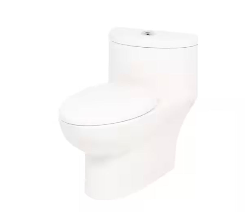 Tofino Complete 1-Piece 1.1 GPF Dual Flush Elongated Toilet in White with Slow Close Seat