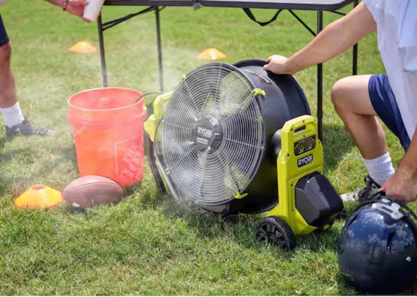 40V HP Brushless Cordless Hybrid 18 in. WHISPER SERIES Misting Air Cannon (Tool Only)