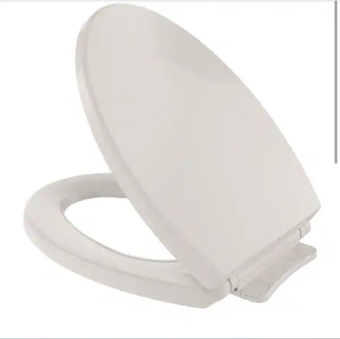 SoftClose Elongated Closed Front Toilet Seat in Sedona Beige
