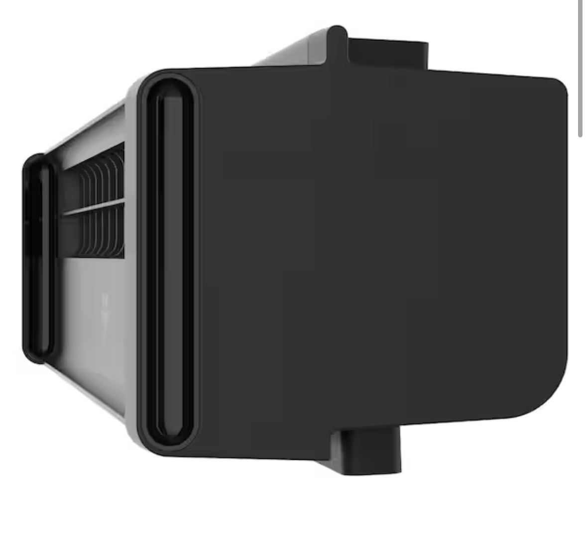 Portal 6.58 in. 3-Fan Speeds Window Fan in black with Reversible Exhaust Mode, Weather Resistant