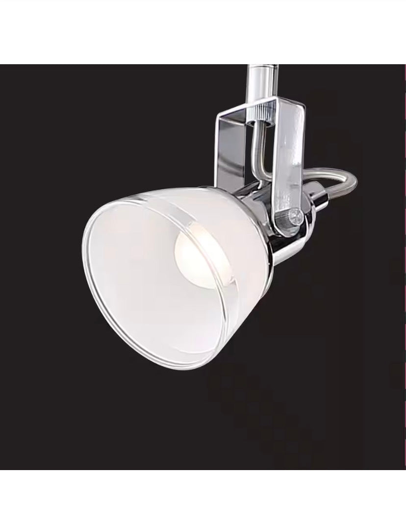 6-Light 4 ft. Chrome Integrated LED Track Lighting Kit