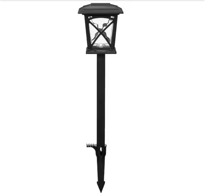 Black Springs 35 Lumen Low Voltage Black Integrated LED Weather Resistant Path Light