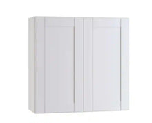 Load image into Gallery viewer, Richmond Verona White Shaker Ready to Assemble Wall Kitchen Cabinet with Soft Close 24 in.x 30 in. x 12 in.
