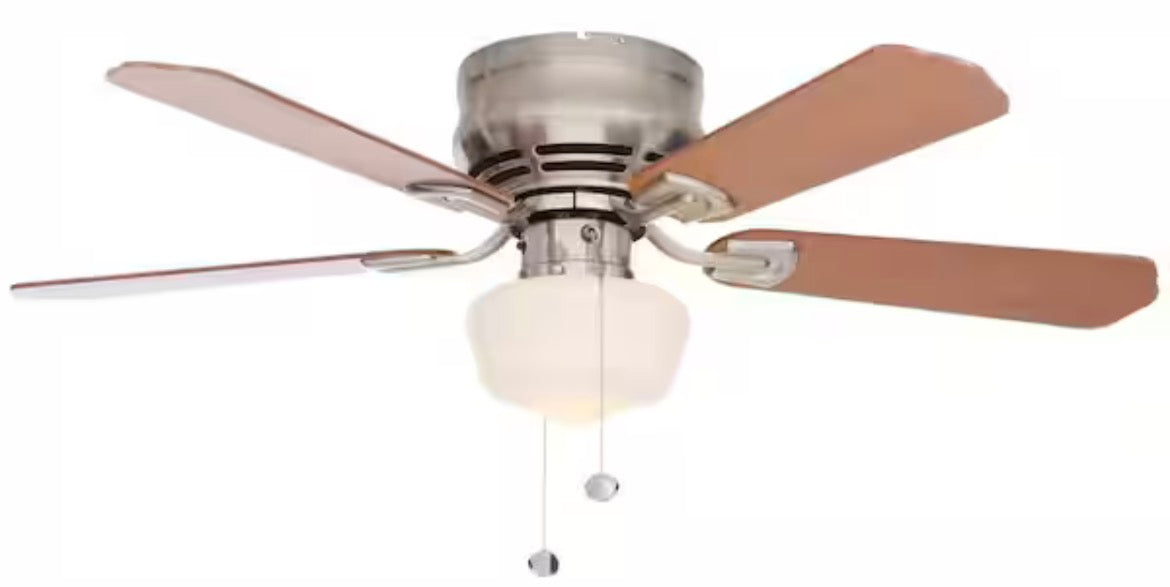 Middleton 42 in. LED Indoor Brushed Nickel Ceiling Fan with Light Kit