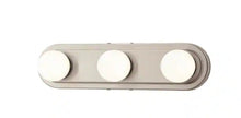 Load image into Gallery viewer, Midford 3-Light Brush Nickel LED Bathroom Vanity Light Bar
