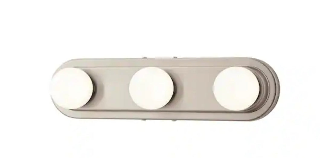Midford 3-Light Brush Nickel LED Bathroom Vanity Light Bar
