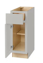 Load image into Gallery viewer, Avondale Shaker Dove Gray Quick Assemble Plywood 12 in Base Cabinet (12 in W x 24 in D x 34.5 in H)
