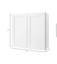 Load image into Gallery viewer, Avondale Shaker Alpine White Ready to Assemble Plywood 30 in Wall Kitchen Cabinet (30 in W x 30 in H x 12 in D)
