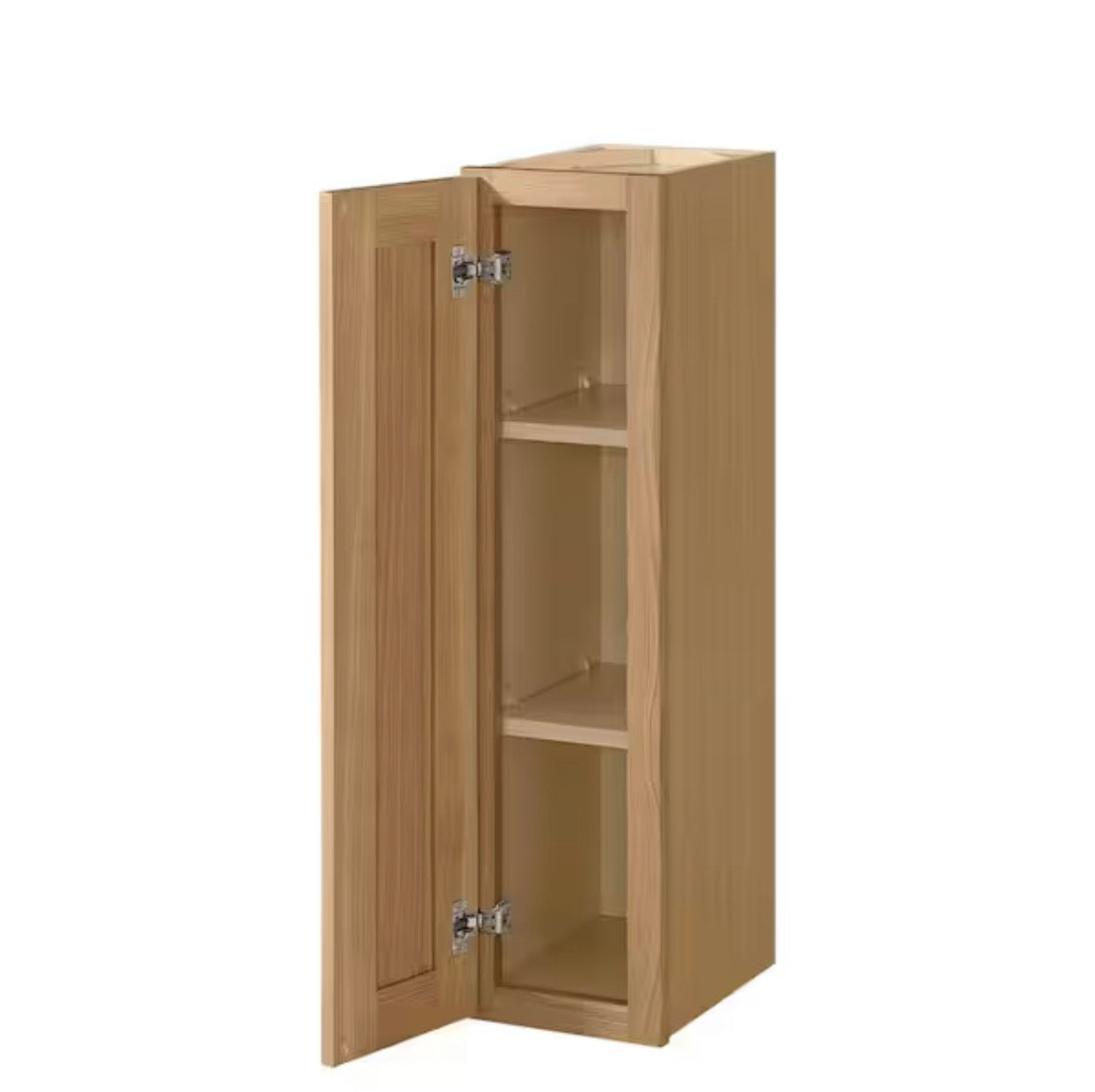 Avondale 9 in. W x 12 in. D x 36 in. H Ready to Assemble Plywood Shaker Wall Kitchen Cabinet in White Oak